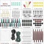 282pcs Anzuelos de Pesca, Carp Fishing Tackle Kit con Caja de Pesca, Incluye Ganchos Circulares, antienredos, cebos, Rubber
