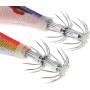 OriGlam 10 unids Camarones Luminosos Calamar Jig Señuelos de Pesca en el Mar, Squid Jig Ganchos Duro Pesca Camarón Señuelo