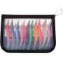 OriGlam 10 unids Camarones Luminosos Calamar Jig Señuelos de Pesca en el Mar, Squid Jig Ganchos Duro Pesca Camarón Señuelo