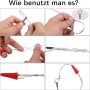 Guia Pasacables 30 m, φ 4 mm Enhebrador de Alambre Electrico, Cable de Tracción en Espiral, Extractor de Cable de cinta de