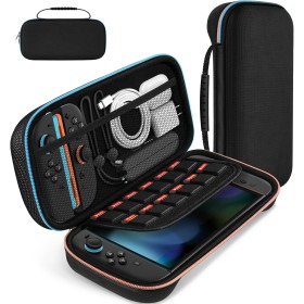 ivoler Funda Compatible con Nintendo Switch 2, Estuche de Transporte con 12 Cartuchos de Juego, Funda Protectora rígida de Viaje