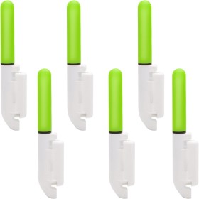 Campanas de Alarma de Pesca 6 Piezas Luces Alarma Pesca Nocturna Impermeables con Hebilla para Pesca Nocturna o en el Mar