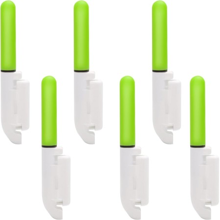 Campanas de Alarma de Pesca 6 Piezas Luces Alarma Pesca Nocturna Impermeables con Hebilla para Pesca Nocturna o en el Mar