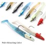 Conjunto de 10 peces de goma de 11 cm, 18.5 g, para la pesca de peces depredadores