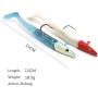 Conjunto de 10 peces de goma de 11 cm, 18.5 g, para la pesca de peces depredadores
