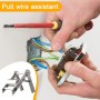 Herramienta de ayuda para enhebrar cables - Polea para tirar de cables,Ayuda para enhebrar cables,Ayuda para tirar de cajas de