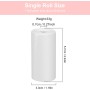 GlobalCrown Instant Camera Print Paper Refill for Kids, 5 Rolls Thermal Printer Paper, Inkless White Printing Paper (5 Rolls)