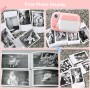 GlobalCrown Instant Camera Print Paper Refill for Kids, 5 Rolls Thermal Printer Paper, Inkless White Printing Paper (5 Rolls)