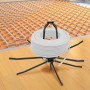 QuatoLuilo Enrollador de tubos, máx. 115 kg, calefacción por suelo radiante, tubo desenrollador de cables