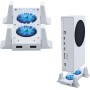 Mcbazel Ventilador para soporte de enfriamiento Xbox Series S con indicador LED / dos puertos USB (solo para Xbox Series S)
