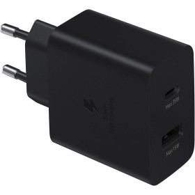 Samsung EP-TA220NBEGEU - Cargador Usb-c 35W Duo, Color Negro