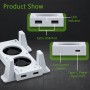 Mcbazel Ventilador para soporte de enfriamiento Xbox Series S con indicador LED / dos puertos USB (solo para Xbox Series S)