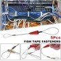 Wire Puller Tool - Wire Traction Fish Tape Fastener Tool, Fish Tape Fastener, 5Pcs Fish Tape Wire Puller Through Wall Wire