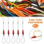 Wire Puller Tool - Wire Traction Fish Tape Fastener Tool, Fish Tape Fastener, 5Pcs Fish Tape Wire Puller Through Wall Wire