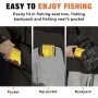 TRUSCEND Pesca Señuelos Accesorios Kit con Caja de Aparejos - Anzuelos de Pesca Crankbait Minnow Frog Popper Lure Grub Worm