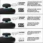 SAVAGE RAVEN by Skull & Co. Skin, CQC Thumb Grip Set Joystick Cap Analog Stick Cap for Nintendo Switch 2 Joy-con Controller -