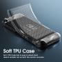 HEYSTOP Carcasa Compatible con Nintendo Switch 2, Funda Protectora Transparente de TPU Suave Acoplable Compatible con Nintendo
