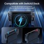 HEYSTOP Carcasa Compatible con Nintendo Switch 2, Funda Protectora Transparente de TPU Suave Acoplable Compatible con Nintendo