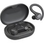 JLab Go Air Sport+ – Wireless Sports Bluetooth Headphones – 35+ Hours Autonomy, IP55 Sweat Resistant, Graphite