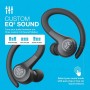 JLab Go Air Sport+ – Wireless Sports Bluetooth Headphones – 35+ Hours Autonomy, IP55 Sweat Resistant, Graphite