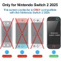 amFilm Protector Pantalla (3 Piezas) para Nintendo Switch 2 Model 2025, Cristal Vidrio Templado Protector de Pantalla para