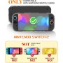 Teyomi Funda transparente acoplable compatible con Nintendo Switch 2, funda protectora transparente compatible con Nintendo