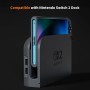 COOWPS Protector de pantalla para Nintendo Switch 2 (2025), cristal templado Ultra HD con marco de alineación, fácil de