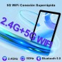 ZIOVO Android 14 Tablet 10 Pulgadas, 22GB RAM+128GB ROM (TF 1TB), 5G WiFi, Widevine L1/Octa-Core/2.0 GHz/8000mAh/Cuerpo