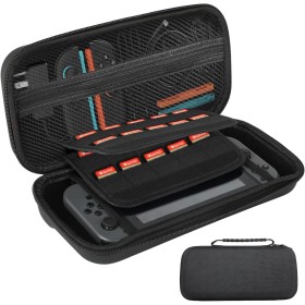 Atliberswo Estuche de Transporte Compatible con Nintendo Switch 2 (2025), Capacidad para 20 Juegos ,Compartimento Adicional para