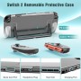 TiMOVO Funda Protectora para Switch 2, 14 en 1 Switch 2 Accesorios Kit con Funda de Transporte, Funda para PC, Funda TPU JoyCon,