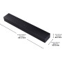Samsung Barra de Sonido HW-B750F/ZF con Dolby Digital 5.1ch, Q-Symphony, Modo de Juego, conexión múltiple Bluetooth