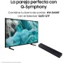 Samsung Barra de Sonido HW-B750F/ZF con Dolby Digital 5.1ch, Q-Symphony, Modo de Juego, conexión múltiple Bluetooth