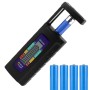 Trailer Door Portable Battery Tester | Lcd Volt Checker for Aa, Aaa, 9 V and Button Cell Batteries | Equipo eléctrico para uso