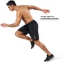 BENNALD Men's Short Pants Sport Shorts Men's Sports Shorts Running Quick Dry Shorts Core Pants Tennis Fitness Gym Gym Athletics
