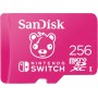 SanDisk Nintendo Tarjeta Micro SDXC 256 GB para Nintendo Switch consoles, hasta 100 MB/s Edición Super Mario Star, Añade de