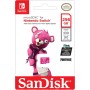 SanDisk Nintendo Tarjeta Micro SDXC 256 GB para Nintendo Switch consoles, hasta 100 MB/s Edición Super Mario Star, Añade de
