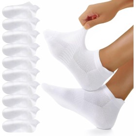 YouShow 10 Pairs Ankle Socks Men Women Socks Sport Socks Men Cotton Running