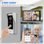 Intercomunicador de video portero con cable para apartamento con cámara de timbre de 1080P, monitor de 10 pulgadas,TUYA WiFi