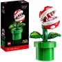LEGO Super Mario Planta Piraña, Figura de Personaje Articulada con Tubería y 2 Monedas, Maqueta para Construir para Adultos,