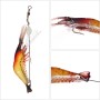 Camarón Biónico Luminoso Señuelo de Pesca Artificial, Pesca con Anzuelos Afilados para Cañas de Cebo, de Roca, de Mar, de Mano,