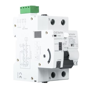 DEWIN Diferencial Auto Rearmable,2P 63A 30MA Diferencial Superinmunizado Rearmable Diferencial Rearme Automatico RCCB