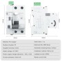 DEWIN Diferencial Auto Rearmable,2P 63A 30MA Diferencial Superinmunizado Rearmable Diferencial Rearme Automatico RCCB