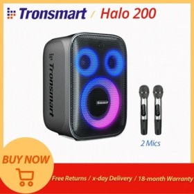 Tronsmart-altavoz Halo 200 con Bluetooth, sistema de sonido de 3 vías,