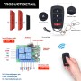 DieseRC Interruptor de control remoto inalámbrico universal AC 220V 230V 10A Receptor de relé RF de 4 canales con 2 transmisores