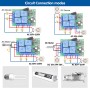DieseRC Interruptor de control remoto inalámbrico universal AC 220V 230V 10A Receptor de relé RF de 4 canales con 2 transmisores