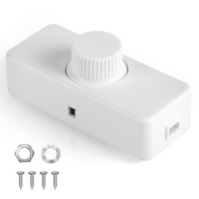 AXFEE Interruptor Regulador de Luz, Dimmer Led 220V, 220V-240V Regulador Intensidad Led, Potenciómetro Regulador de Luz con