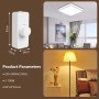 AXFEE Interruptor Regulador de Luz, Dimmer Led 220V, 220V-240V Regulador Intensidad Led, Potenciómetro Regulador de Luz con