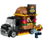 LEGO City Camión Hamburguesería, Food Truck de Juguete, Regalo para Niños y Niñas de 5 Años o Más, Juego Imaginativo con
