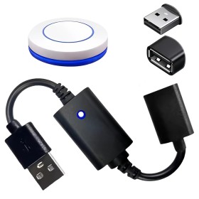 WIYETY Interruptor USB: mando a distancia USB, interruptor de control remoto, luz nocturna de 5 V, ventilador de luz LED,