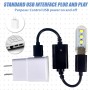 WIYETY Interruptor USB: mando a distancia USB, interruptor de control remoto, luz nocturna de 5 V, ventilador de luz LED,